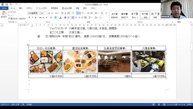 2020年6月 川崎支部オンライン例会