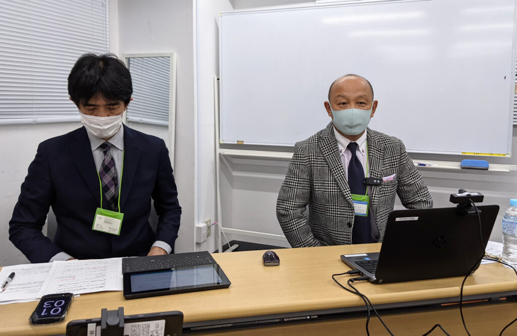 (有)シー・エイチ・コンサルティング　代表取締役　柳康治氏 　　　　社会福祉法人かたるべ会 所長 鈴木啓太氏