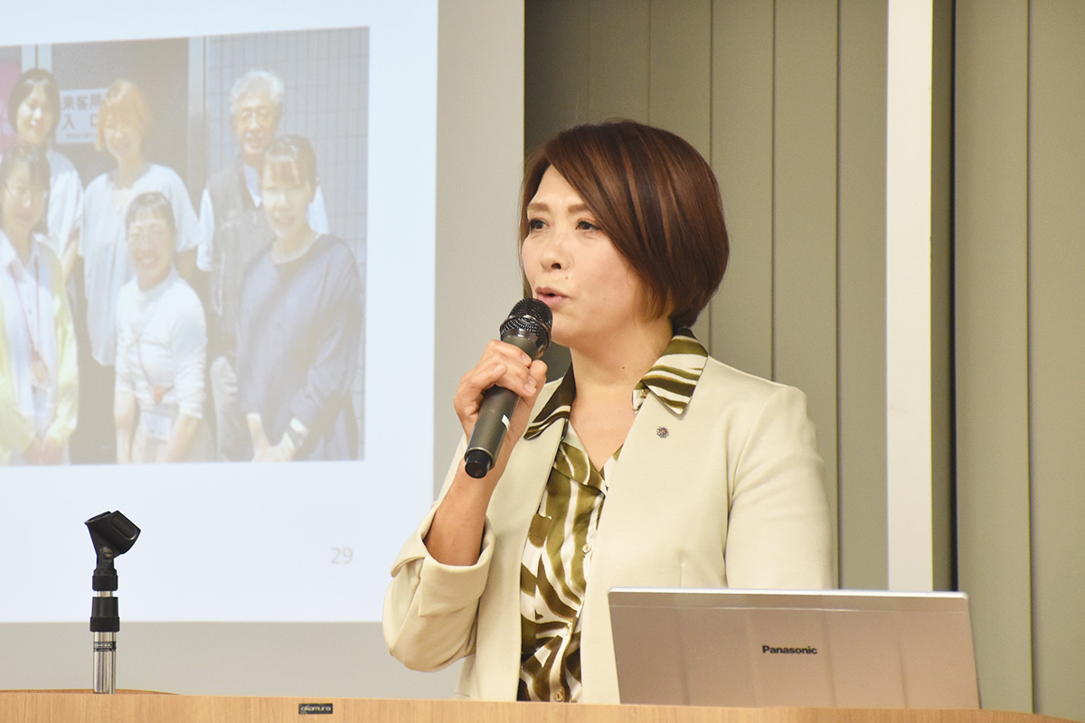 (有)福祉ネットワークさくら　代表取締役　横山由紀子氏